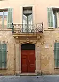 House where painter Paul Cézanne died in 1906 in Aix-en-Provence