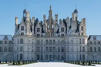 The Château de Chambord in February 2018