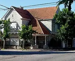 A two-story Mar del Plata style chalet