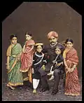 Maharaja Chamaraja Wadiyar X with his children