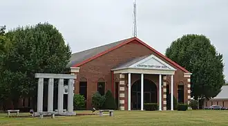 The Chariton County Courthouse in Keytesville