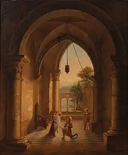 Scene from Gabriella di Vergy (1819)