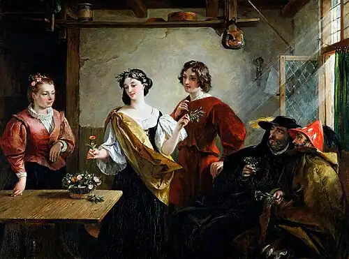 Florizel and Perdita by Charles Robert Leslie
