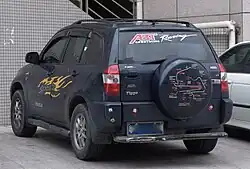 Rear of the original Chery Tiggo before the name change