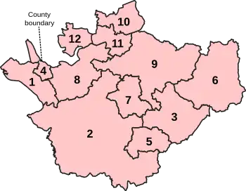 2024-present constituencies in Cheshire