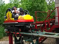 Closeup of the carts