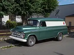 1957 Chevrolet 3800 Panel in Europe