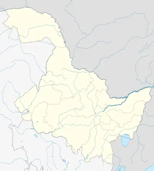 Suifenhe is located in Heilongjiang