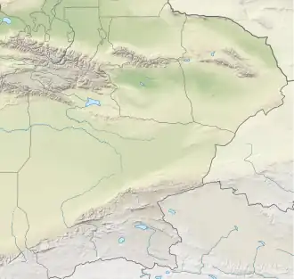 Ruoqiang is located in Bayingolin