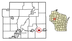 Location of Boyd in Chippewa County, Wisconsin.