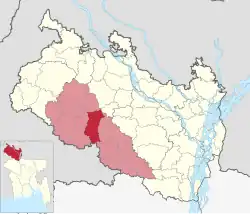 Location of Chirirbandar