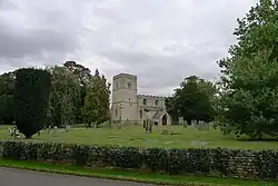 St Mary Magdalene in its churchyard