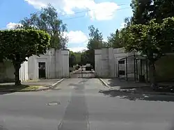 Cemetery gate