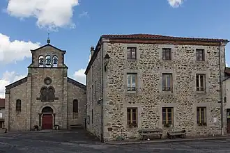 Town hall and church