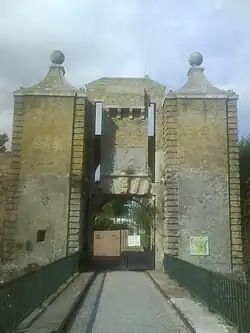The Porte de Neptune, which provides access from the east into the Citadel of Calais