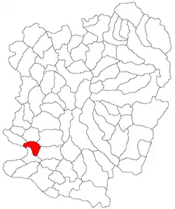 Location in Caraș-Severin County