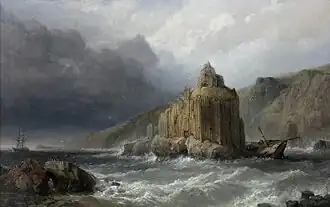 The Stack Rock, County Antrim (1861)