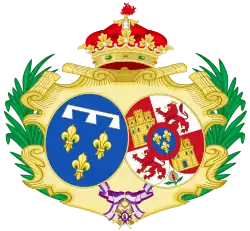 Coat of arms of Infanta Luisa Fernanda