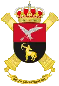 Coat of Arms of the former 1st-81 SAM Patriot Missile Artillery Battalion (GAAA-I/81)