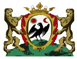 Coat of arms of Radu Șerban in the same Franck version