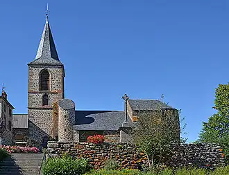 The church in Coltines