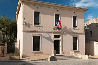 The town hall of Combas