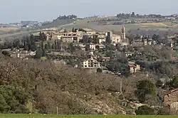 Panorama of Compignano