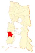 Location of Chonchi commune in Los Lagos Region