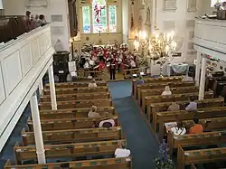 Concert within St Ann's Church, 2008