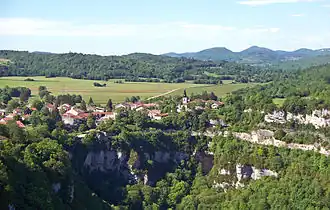 Landscape of Revermont in Corveissiat