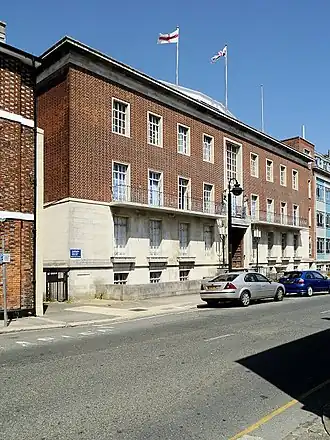 County Hall at Newport