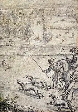 Francis Barlow's Coursing the Hare; 1686.[77]