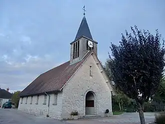 The church in Courteranges