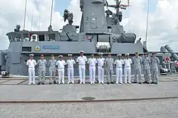 RSS Valour during SIMBEX 2014