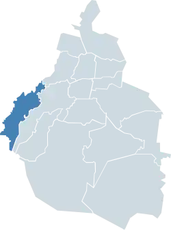 Cuajimalpa de Morelos within Mexico City