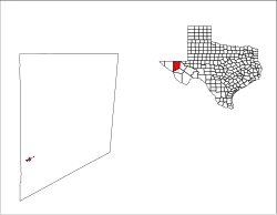Location of Van Horn, Texas