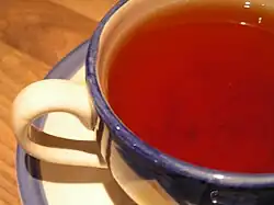 A cup of Earl Grey tea
