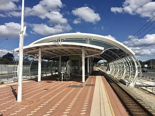 Currambine station platform