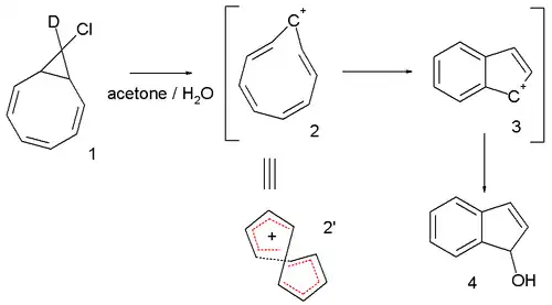 the cyclononatetraenyl cation