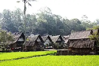 Traditional Jolopong shape of Sundanese people