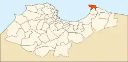 Location of El Marsa in the Algiers Province