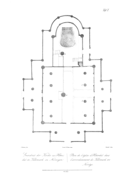 Plan of the church, 1837