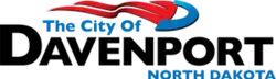 Official logo of Davenport, North Dakota