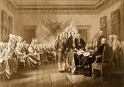 1823 Declaration of Independence (engraving)