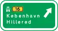 I16: Exit to another motorway