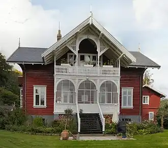 Garden facade of the Norwegian House