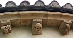 Corbels in San Martino de Villallana. -Church of San Martino de Villallana-