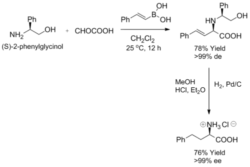 stereoselective alpha amino acids
