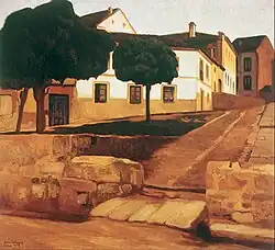 Street in Ávila (Ávila Landscape), 1908, 129 × 141&nbsp;cm. Museo Nacional de Arte