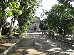 The church from the Dingle plaza